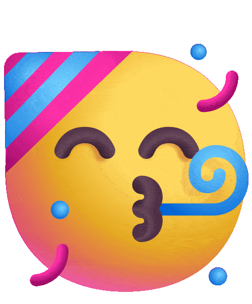 celebrating emoji